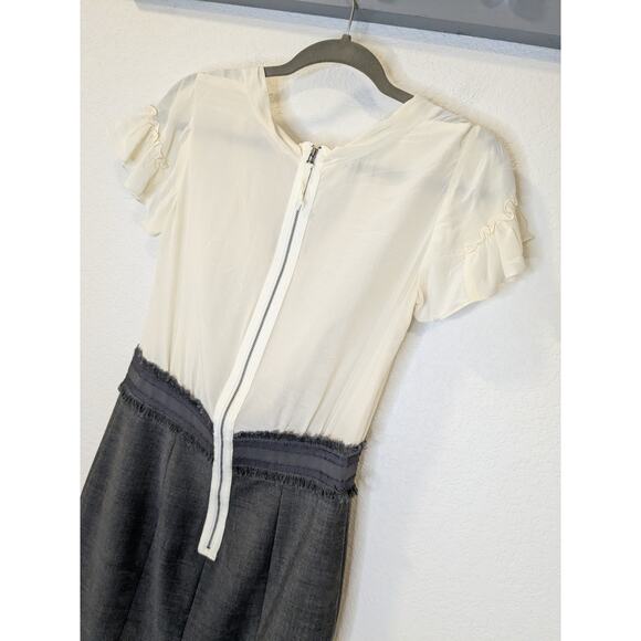 Rebecca Taylor Silk Wool Blend Sheath Dress Tweed Skirt Office Women Size 8 - Picture 4 of 5